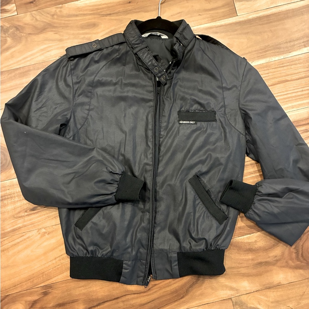 Members Only Black Bomber Jacket